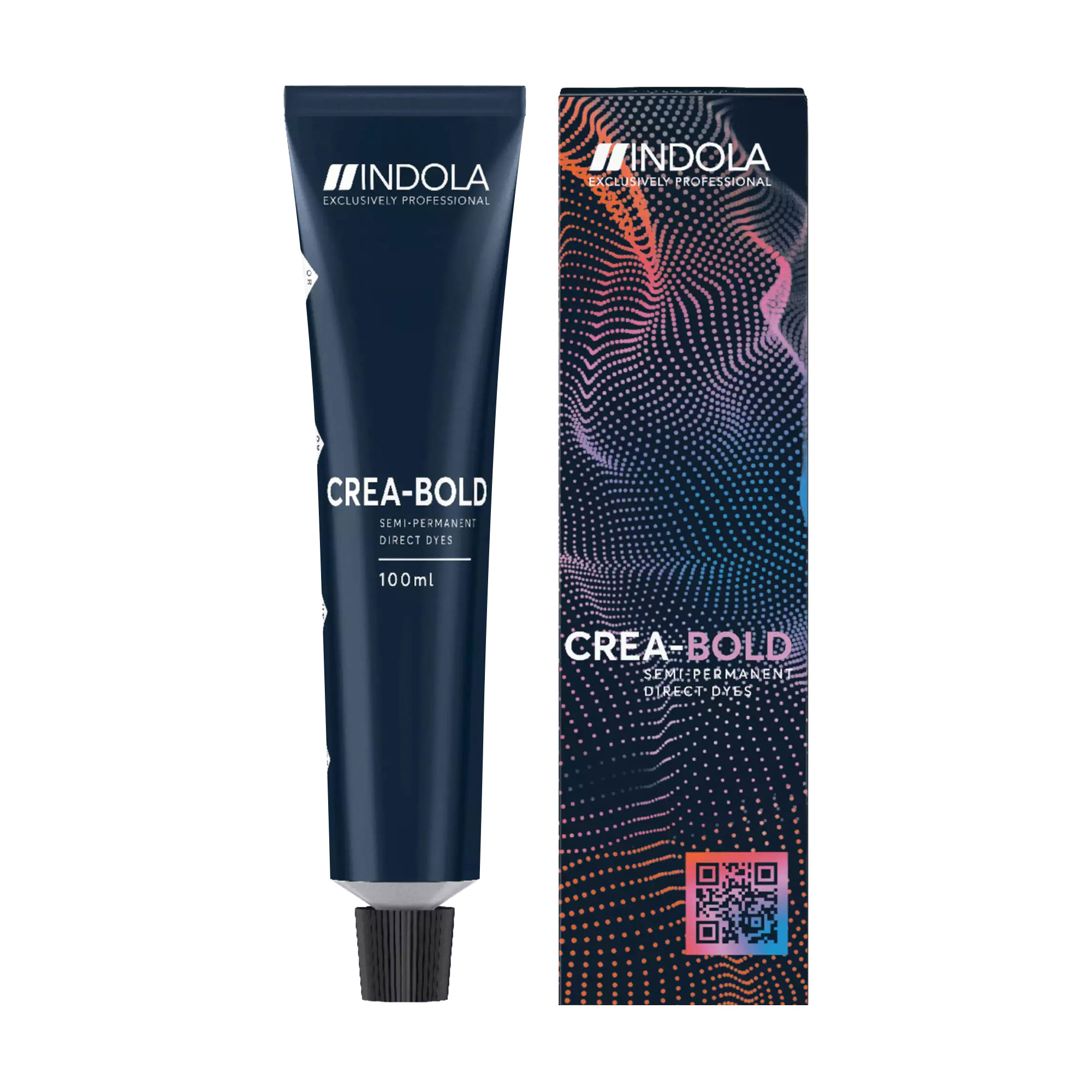 Відтінкова крем-фарба для волосся Indola Crea-Bold Semi-Permanent з пігментами прямої дії, Turquoise Blue, 100 мл